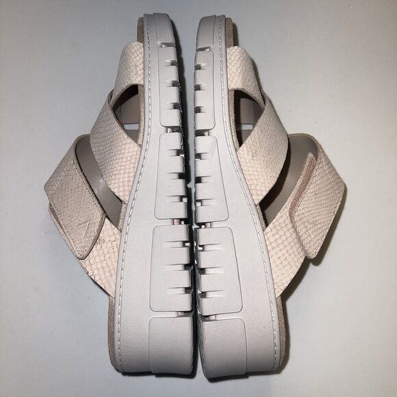 Vionic Women’s Uptown Sunset Wedge Sandal Cameo Rose Nubuck Pink 10 Wide - Picture 7 of 9